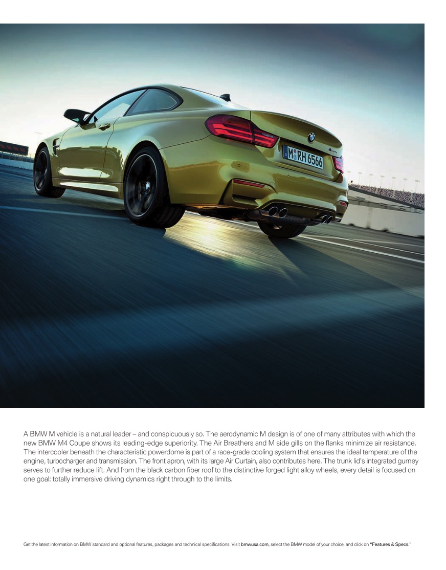 2015 BMW M3 Brochure Page 5